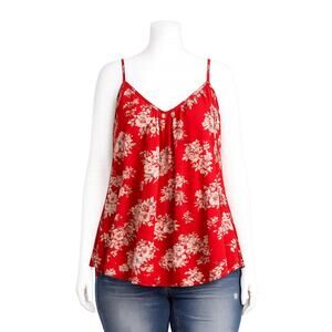 Torrid Sophie Georgette Swing Cami – Flowy V‑Neck | Adjustable Straps - Size 3X